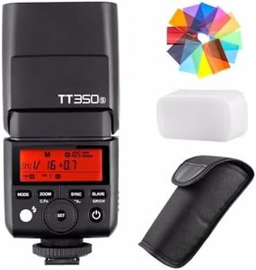 Godox TT350S Flash for Sony Camera 2.4G HSS 1/8000s TTL Wireless Compact Speedlite Flash for Sony A7III A7IV A7R A7S A7 A7-II A7-III A7R-II A7R-III A6400 A6300 A6000 Mirrorless DSLR w/Color Filter