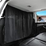 Car Divider Privacy Curtains, Removable Car Seat Partition Curtain,Sunshade Curtain for Privacy Travel Nap Night Car Camping