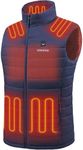 Venustas Men's Heated Vest with Battery, Up to 20 Hours of Warmth, Winter Quilted Vest for Outdoor