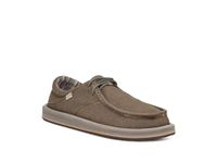 Sanuk Men's Single Fin Loafer, Brown, 10 UK