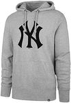 47 Mens New York Yankees Hoodies (Small, Slate Grey)