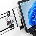 Surface Pro 9 Accessories, Surface Pro 9 Docking Station with 4K HDMI, USB-C Thunderbolt 4 (Display+Data+100W PD), 2 USB 3.0, 3.5mm Audio, SD/TF Card Reader for Surface Pro 9/Pro X