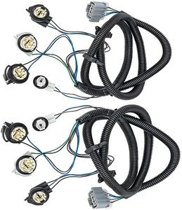 WEILEITE Left Driver and Right Passenger Side Tail Light Direct Wiring Harness Kit Compatible with Chevy Silverado 1500 1500HD 2500HD 3500 2003-2007 Replace 16531401 16531402