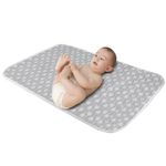 Baby Diaper Changing Pad, 21 5/8" x 31.5" Waterproof Changing Pad Liners - Reusable Soft and Absorbent Portable Changing Mat(Arrows1PCS)