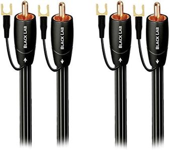 AudioQuest Black Lab 3m (9.84 ft) RCA Male to RCA Male Subwoofer Cable - Pair