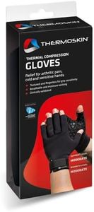 Thermoskin Thermal Compression Gloves, Black, S, Sold as a pair