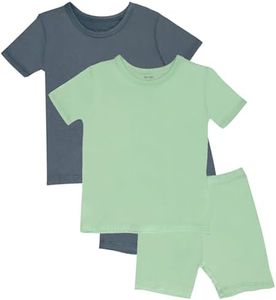 GUISBY Rayon Toddler Pajamas, Summer Shorts Pajamas 2 Piece Set18-24 Months