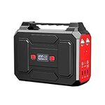 Powkey 99Wh/ 27000mAh Portable Power Station,100W Camping Power Pack,Solar Generator with AC/DC/USB/Type C Outlet for Outdoors Camping Travel Fishing Emergency Power Supply