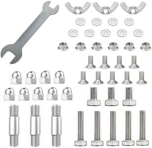 Patio Heater Replacement Parts Hardware Patio Heater Reflector Shield Accessories Round Umbrella Shape Stand-up Pyramid Patio Heaters Heat kit-Bolt & Nut Set