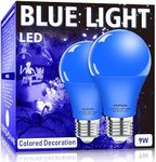 Wiyifada 2 Pack A19 LED Blue Light 