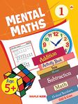 Mental Maths - Mathematics Activity Book 1 for class 1+, Age 5+ Years - Counting - Addition - Subtraction - Mental Math for Kids - Math Activity Book for Children