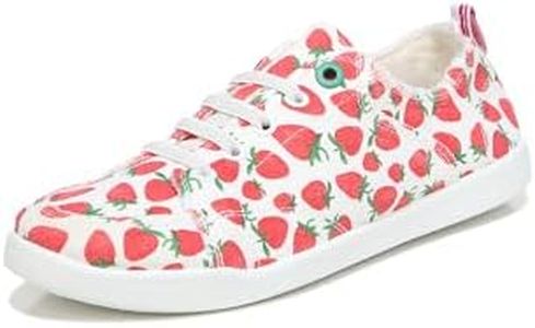 Vionic Women's Washable Casual Trainer Lace up Pismo Shoes with Arch Support Medium Fit