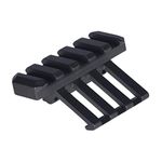 ToopMount Tactical Rail Mount 5 Slot One Side 30 Degree Angle Offset 20mm Rifle Mounting for Weaver Picatinny Rail