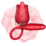 Vibrator Sex Toys Vibrater Wand Bullet Vibrabrater for Women Rabbit Vibratorter Woman Vibrates Pants Battery Operated Silent Vibrating Egg Cliterous Sucker Tongue Licking Vibrantoror Quiet Gift