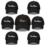 LADY&HOME 7 Pack Bachelor Party Baseball Hats,Gift for Groom Best Man Groomsman,Embroidered Adjustable Cotton Truck Caps (Team Groom), Team Groom, Medium-Large