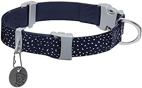 RUFFWEAR Confluence - Collier pour Chien, Réglable, Imperméable et Résistant aux Odeurs, 36-51 cm, Bleu Minuit