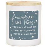Simply Said, INC Vanilla Scented Friendship Candle - Friends are Like Stars - Gifts for Best Friends Women - Friend Candles - Vanilla Scented Soy Candle CDL1039