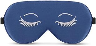 ALASKA BEAR Mulberry Silk Sleep Mask Luxury Cool and Lustrous Eye Cover for Sleeping, Embroidery Gift Ready Packaging, Limited (Original Version Flat)