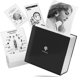 Phomemo Mini Sticker Printer - M02 Wireless Pocket Printer, Compatible with iOS & Android, Photo Printer for Phone, for Fun Christmas Sticker, DIY Journal,New Year Gift, Black