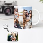 GiftsOnn Personalized Gift Custom Photo Quote Name Wish White Mug for Valentine's Day Gift, Birthday Gift, Anniversary Gift, Birthday Gifts, Gift for Girlfriend, Gift for Boyfriend -325 Ml, White