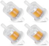 BlueStars 40 Micron 1/4 Inline Fuel Filter 691035 493629 - Compatible with Kawasaki 49019-7001 49019-0014 FH430V FH451V FH500V BS 12hp 17.5hp 27hp 35hp Engines 121S02-0001-F1 121S02-0023-F1 84001895