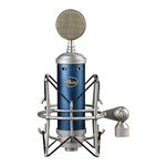 Logitech Blue Bluebird SL XLR Cardioid Condenser Microphone for Pro Recording, Streaming, Podcasting, Gaming, Mic with Large Diaphragm, Shockmount, Modern Crystal-Clear Sound, Protective Case - Blue