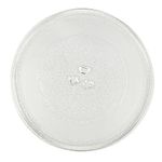 HQRP 10-inch Glass Turntable Tray for Magic Chef 2036 203600 MCB770 MCB770B MCB770W MCB780 MCB780W MCD760 MCD760W MCD770 MCD770RW MCD770ST1 MCD790 Microwave Oven Cooking Plate 255mm + HQRP Coaster