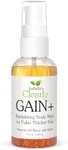 Clearly GAIN+ Hair Growth Scalp Treatment for Men, Women and Kids | Natural Regrowth Serum with Clary Sage, Rosemary, Garlic Essential Oils, Nettle Extract