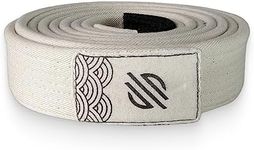 Sanabul Vintage Series BJJ Belt for Men & Women Brazilian Jiu Jitsu Belt Vintage look for Jiu-Jitsu Gi - Vintage White, A4