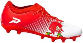 Phenom Elite Knuckles The Echidna Soccer Cleats - Quantum Energy (Red, US Footwear Size System, Adult, Men, Numeric, Medium, 8.5)