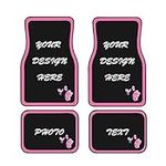 Personalized Pink Butterfly Car Flo