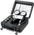 PESIKO Cylinder Leak Tester Kit, Dual-Gauge 0-100PSI/700kPa, Locate Leak Sources Fits 10-18mm Spark Plugs Gas Engine Diagnostic Tool