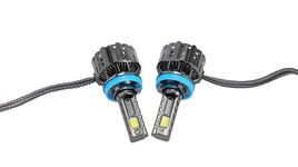 AUTO YU 180W Led Car Headlight Bulbs Super Ultra-Brightness Bulbs Automotive Grade | Double Copper Tube / 18000LM-6000K (12V, 2 Bulbs) (H11/H8/H16/H9)