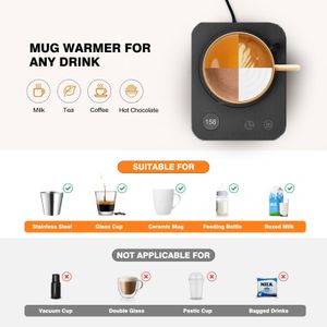 Electric Coffee Mug Warmer – Desktop Beverage Heater Plate