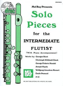 Solo Pieces For The Intermediate Flutist Book/CD Set