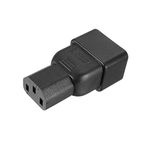 sourcing map AC125V/15A AC250V/10A IEC320 Male C20 to Female C13 Power Socket Adapter