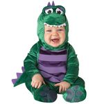 2b InCharacter - Baby Costumes Dinky Dino Dinosaur Costume, Green/Purple, Medium