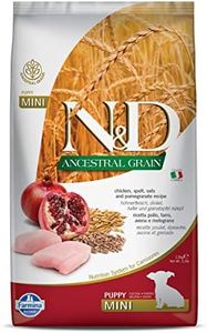 Farmina N&D Pumpkin Adult Mini Dog Food | Chicken, Pomegranate & Pumpkin | Rich in Anti-oxidants | Complete Food for Adult Dogs | 2.5kg | No Artificial Preservatives