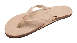 Rainbow Sandals Women's Premier Leather Single Layer Narrow Sierra Brown 11 B(M) US