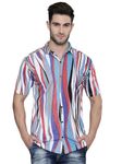 shirt for men stylish latest ||Short Sleeves Hawaiian Beach Shirt || Perfect for Camp || Outing || Summer Wear Shirt for Boys || Gift for Men (Large, Blue)