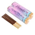 Redolent White Musk & Levander Natural Agarbatti with Woody,Long-Lasting Incense Sticks for Divine & Special Puja Experience, Festivals, Occasions, Ideal for Gifting