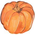 Amscan Pumpkin Shaped Melamine Platter - 14" | Orange | 1 Pc.