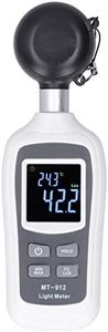 MT‑912 Handheld Digital Light Meter Illuminance Meter LCD Mini Luxmeter Luminometer Photometer 0~200K Lx