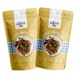 Waffle Mill Instant Classic Waffle Mix - 250gm (Pack of 2) | Instant & Healthy Breakfast for Kids & Adults | 100% Vegetarian and Eggless | No Added Preservatives | No Refined Sugar