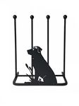 GAP GARDEN PRODUCTS Metal Boot and Shoe Stand Rack for the Home and Garden - With a unique Labrador Design