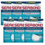 Seabond Denture Fixative Seals, Original, Green, 15 Uppers, Pack of 6