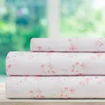 DREAMCARE Twin Size Sheets - Cooling Bed Sheets - Twin Sheet Set - Sheets Twin Size Bed - Twin Size Sheet Sets - Soft & Long Lasting 100% Fine Brushed Floral Sheets - Floral Blossom