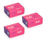 FEALS Cotton Ear Buds/Swabs [200 Stems/400 Swabs in each Box] [Pack of 3]