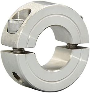 AUZHU - SCS - Metric - Stainless Steel Split Shaft Collars Fixing Rings Set Collars Quick Release locating Rings Stop Rings Throat Clamps Snap Ring Clamping Elements Size: ID 26 mm - OD 45 mm