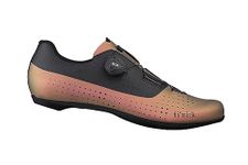 Fizik R4 Tempo Overcurve Clip-in Cycling Shoes, Wide Fit, Iridescent/Copper, Size 43 EU